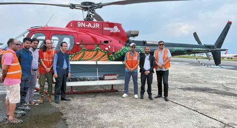 LiDAR Survey Based on Helicopter Platform Performed for 220kV Transmission Line from Matatirtha to Tinpiple of about 90km