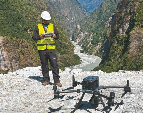 UAV LiDAR Survey Conducted for Upper Tamakoshi Hydroelectric Project